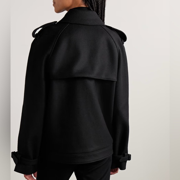 Nili Lotan Amaury Wool-Blend Double Breasted Coat, S - Picture 4 of 15